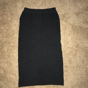 Black Midi Skirt